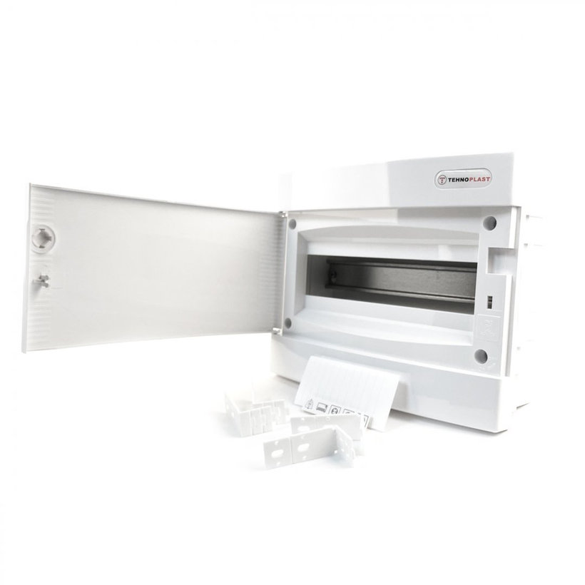 Kapcsolótábla süllyesztett fehér U12 - C/N 283x232x106mm