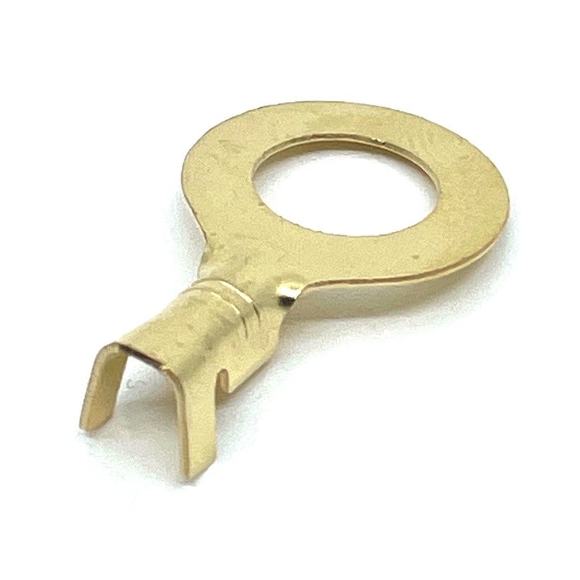 Sajtolható szigeteletlen szemes saru, sárgaréz - 100db 4mm²