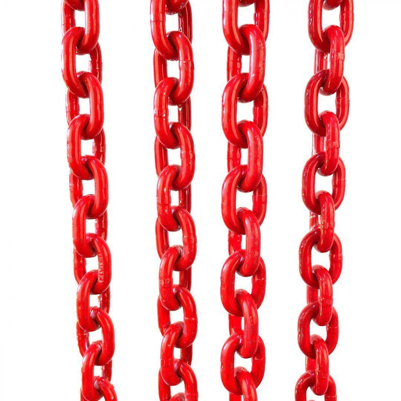 Láncos felfüggesztés szem-4 kampó 80 o. rövidítővel (1,5 m, 4250/3000 kg, 8 mm)