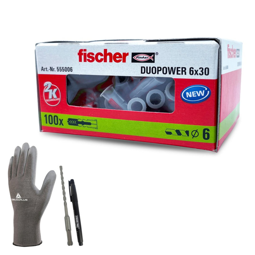 Tiplik DuoPower - 100 db PACK 6x30mm