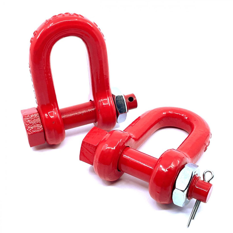 Szilárd kengyel D alakú, 80 o. piros 8mm