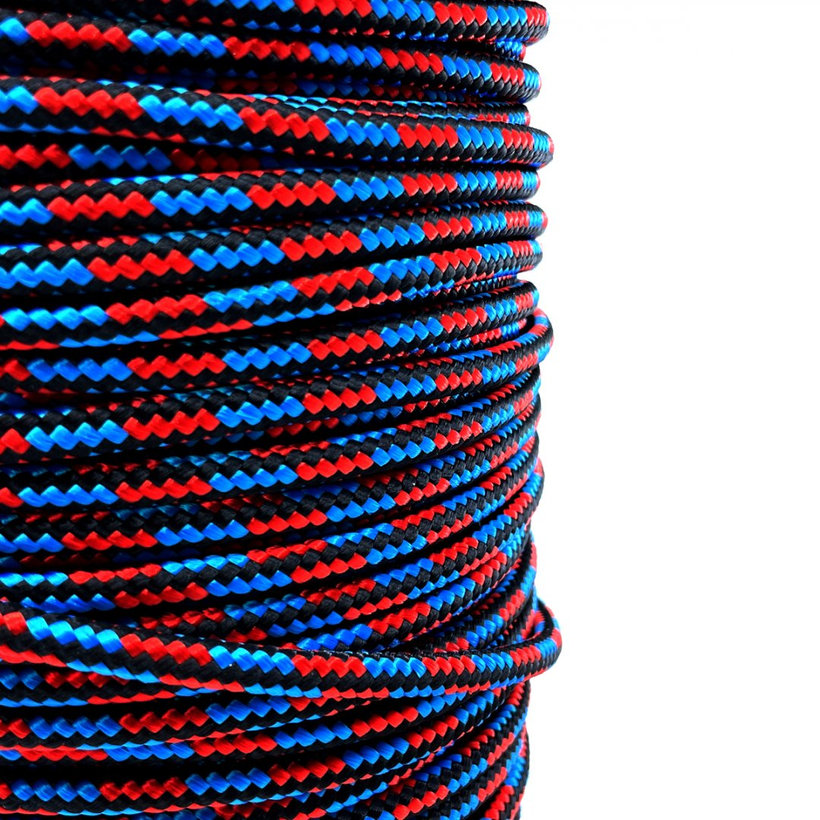 PES kötél maggal színes 16pr 6mm