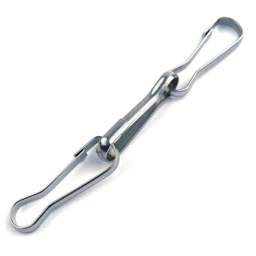 Karabiner rozsdamentes acél simplex A2 60 mm