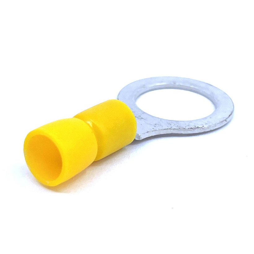 Szigetelt szemes saru, ónozott elektrolitréz, sárga 6mm²