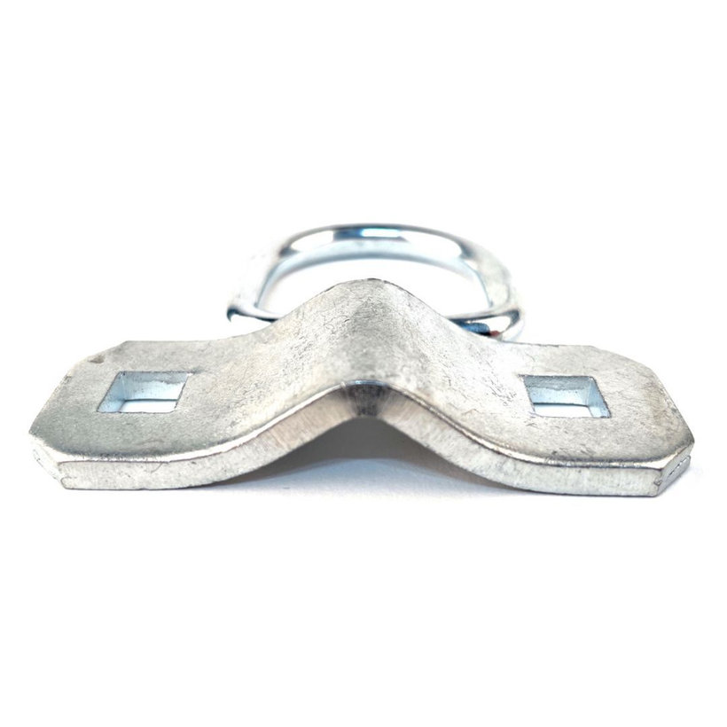 Lemez D-gyűrűvel zn 6x40mm