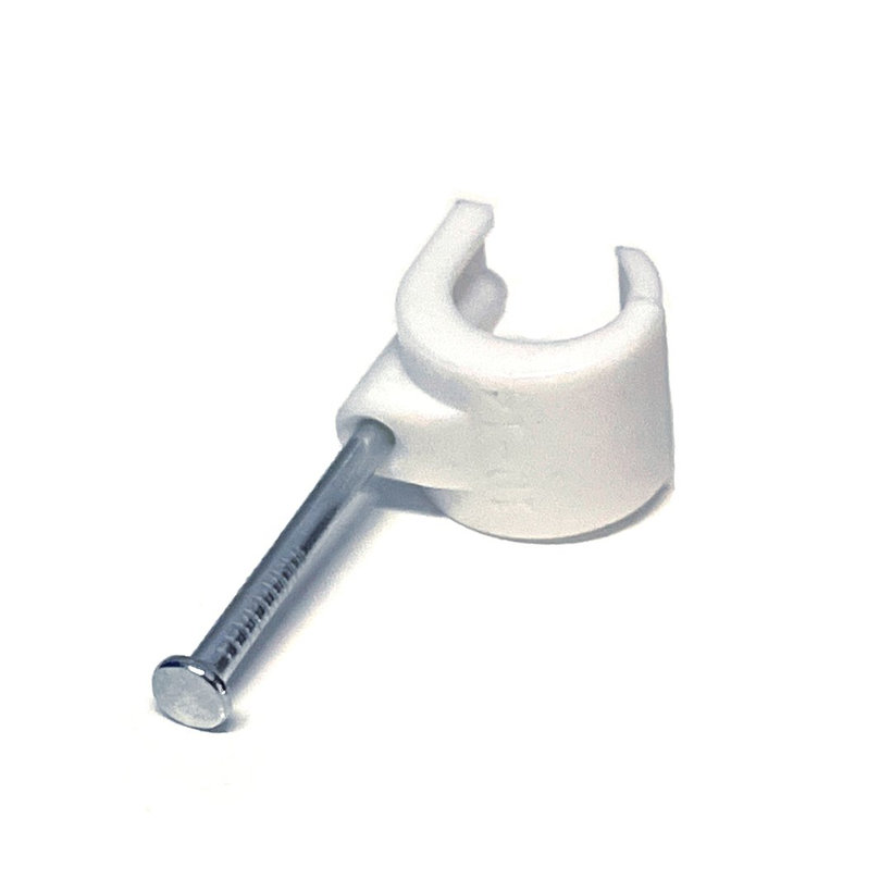 Kábelbilincs ovális fehér 10-14mm