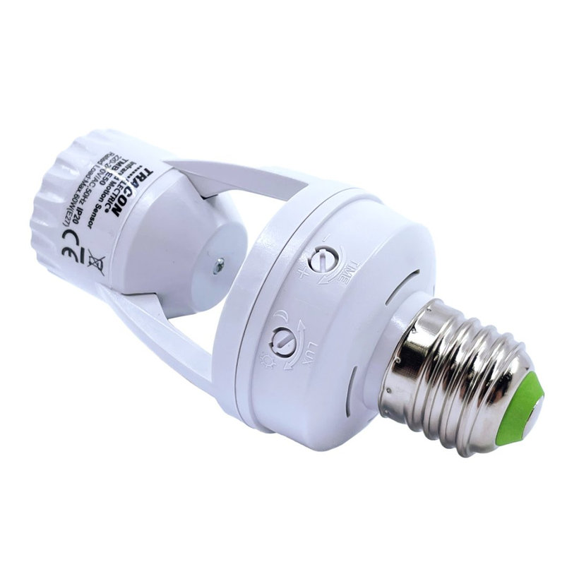 Mozgásérzékelő adapter, infra, E27