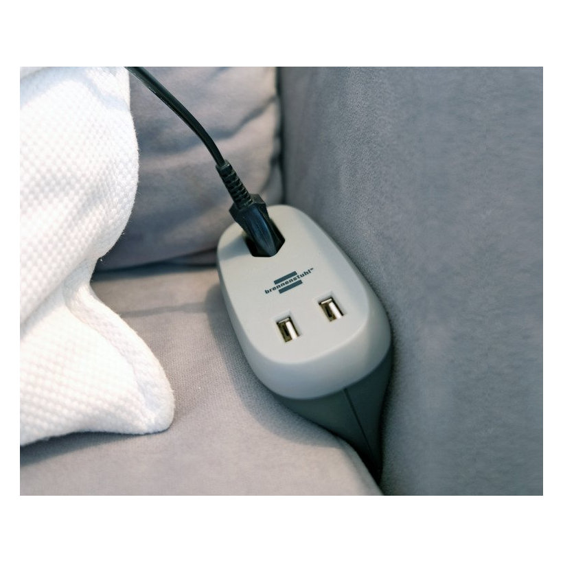 Asztali aljzat 1-utas, lapos 3m