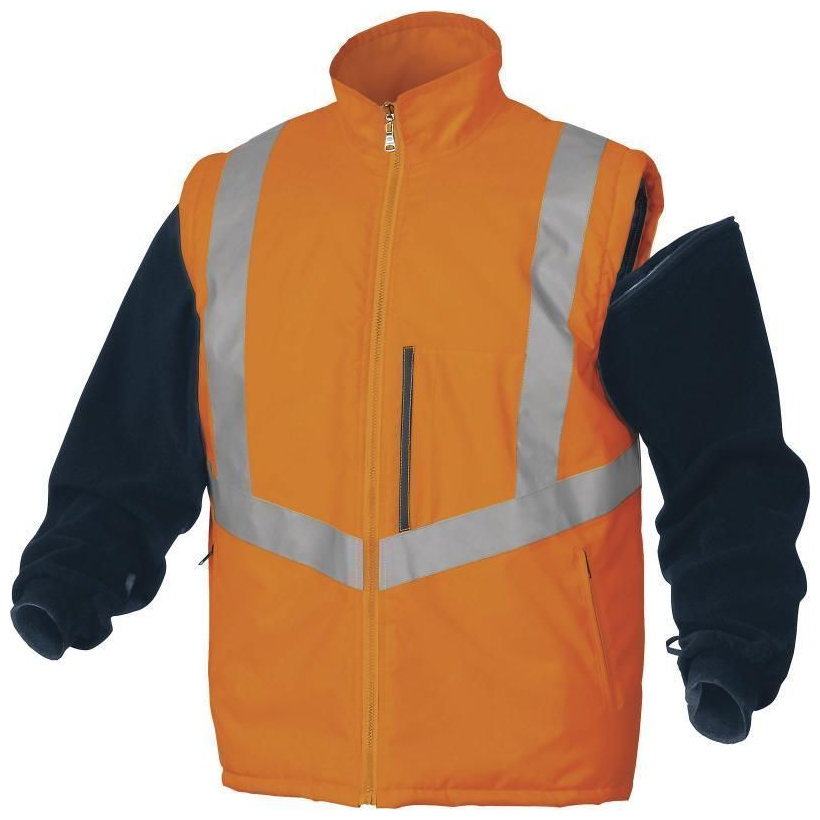 Fényvisszaverő kabát OPTIMUM2 narancssárga 3XL