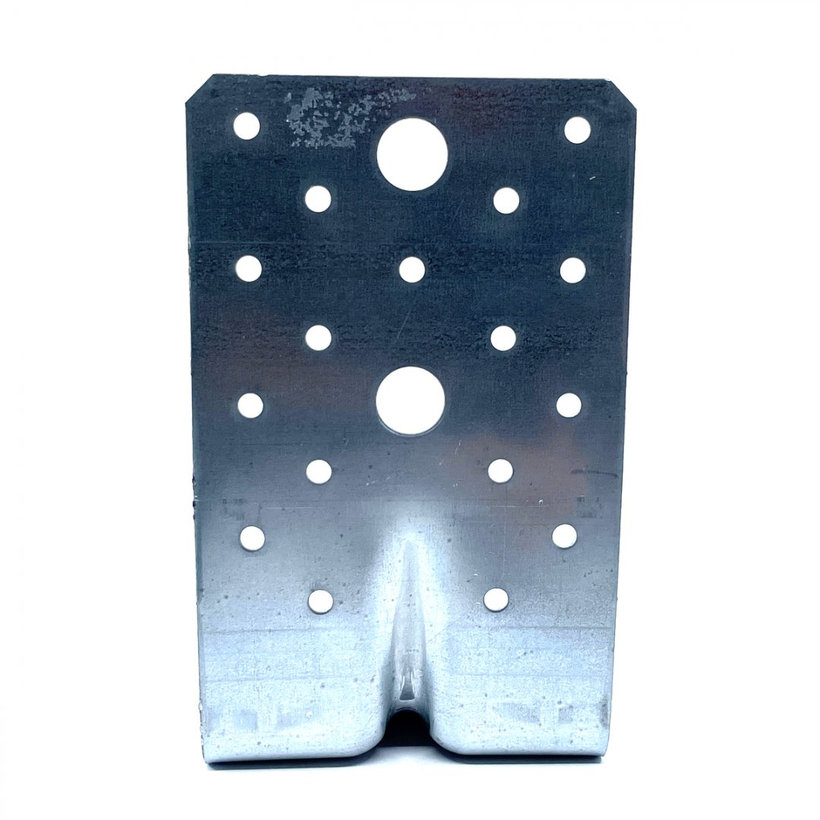 Erősített sarokösszekötő lemez formázással KP 145x70x90mm