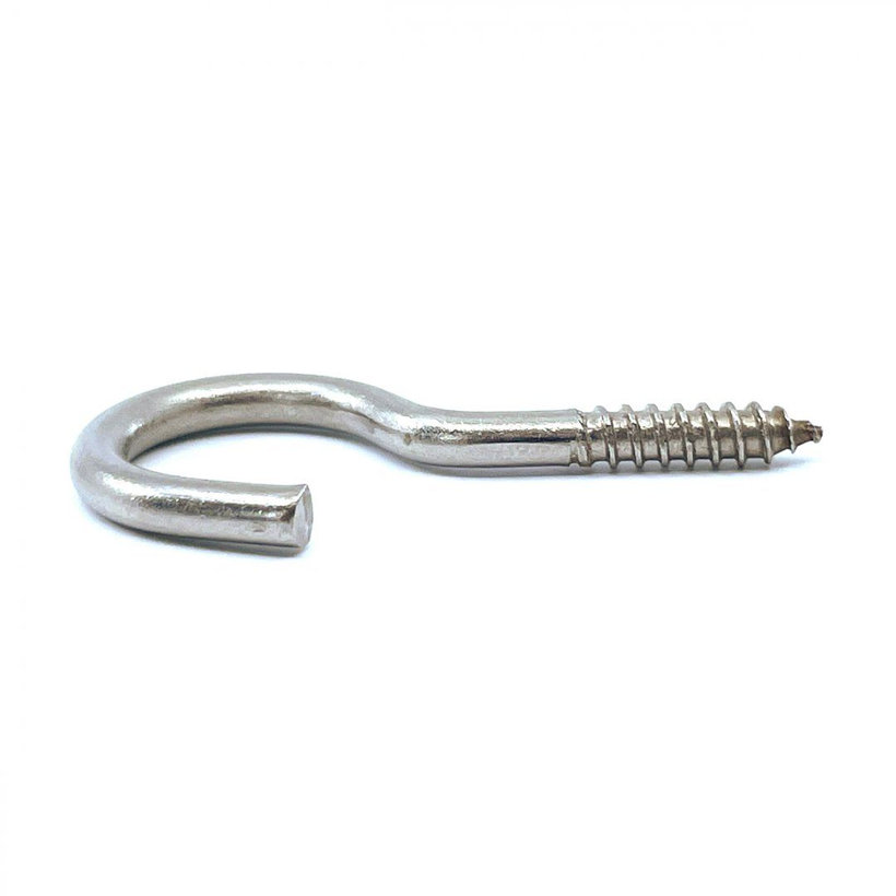 Rozsdamentes acél kampó csavarral 40 mm