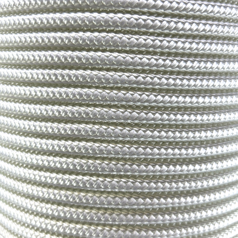 PA fonott kötél maggal fehér 16pr 4mm