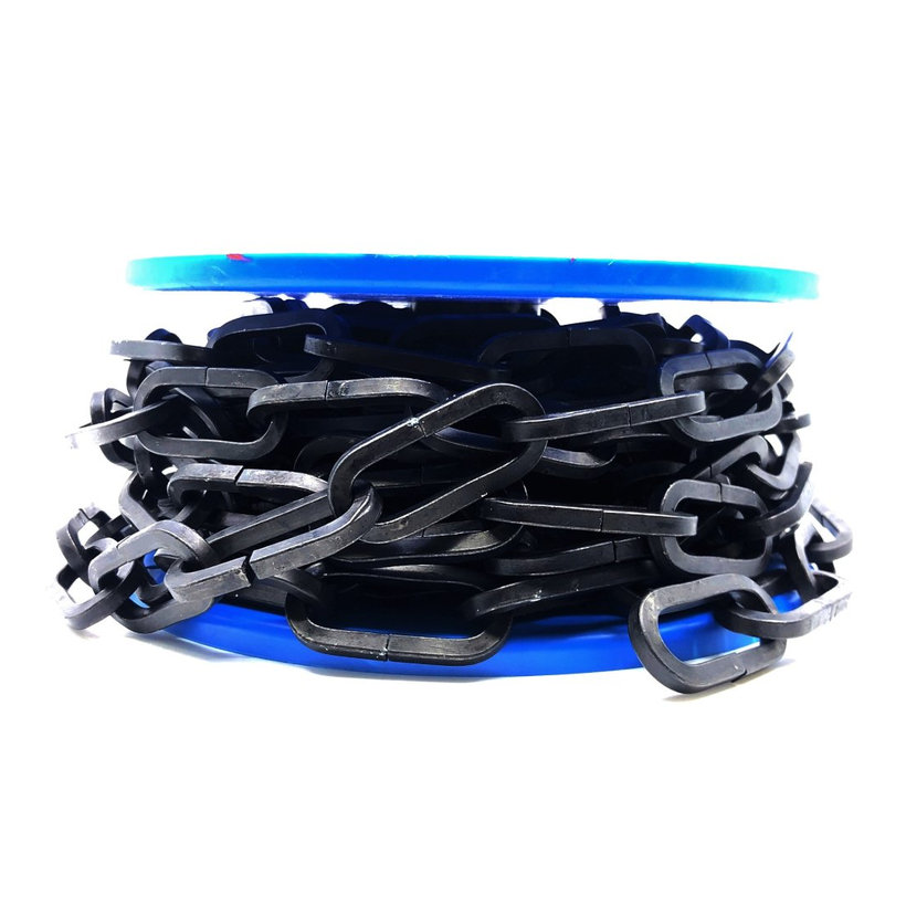 Dekoratív lánc/fekete 6mm