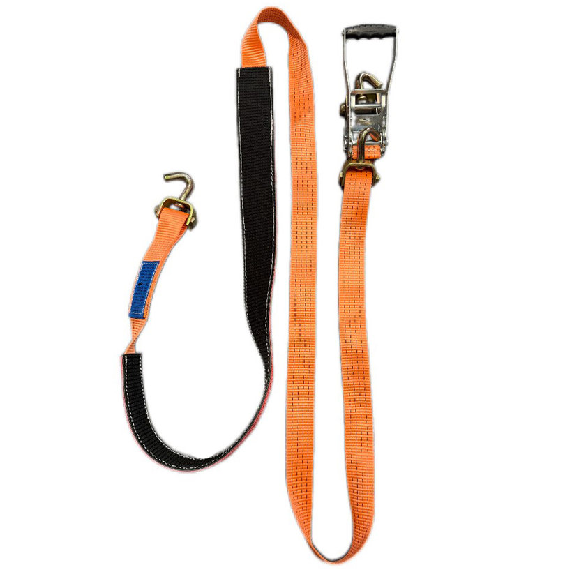 Kerékrögzítő heveder autómentőre, védőhuzattal 4T - 3,5 m + 3 forgó kampó