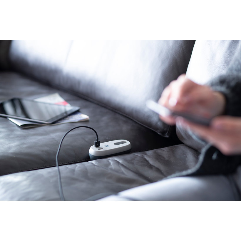 Asztali aljzat 1-utas, lapos 3m