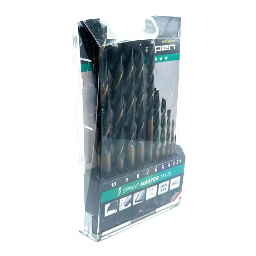 Fémfúrókészlet Sprint Master - 10 részes