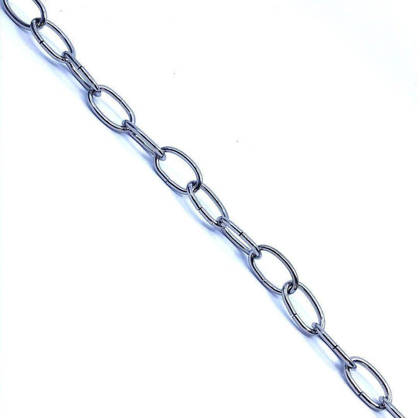 Dekoratív lánc/nikkelezett 4mm