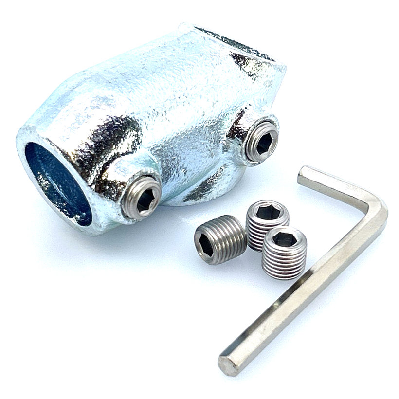 Kötőelem J-alakú 27 mm - horganyzott