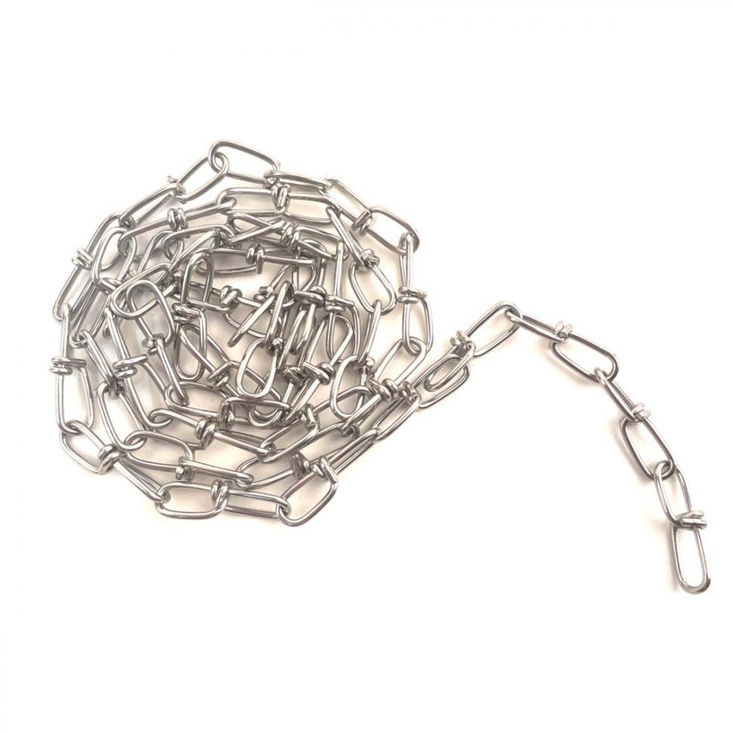 Rozsdamentes acél lánc csomózott DIN5686 A4 2,5mm