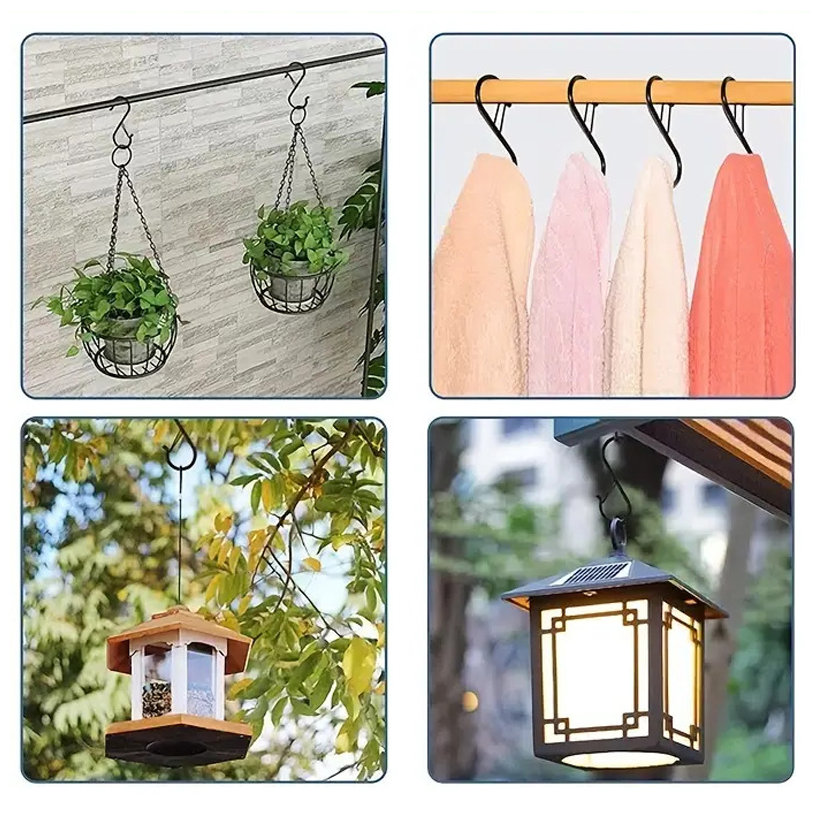 S-kampó biztosítékkal - fekete