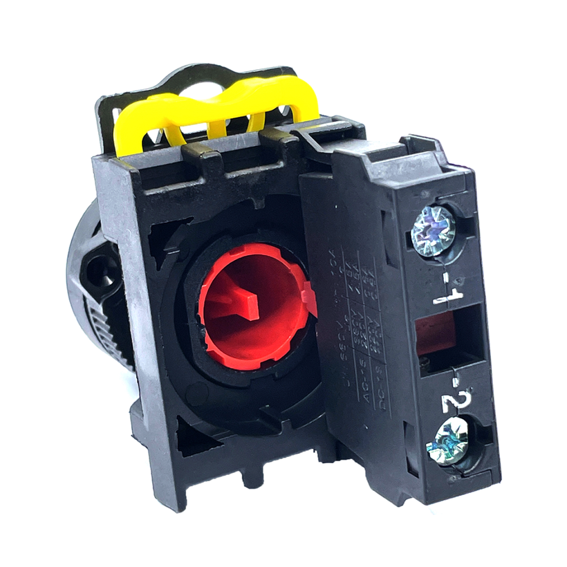 Egyszerű nyomógomb, piros