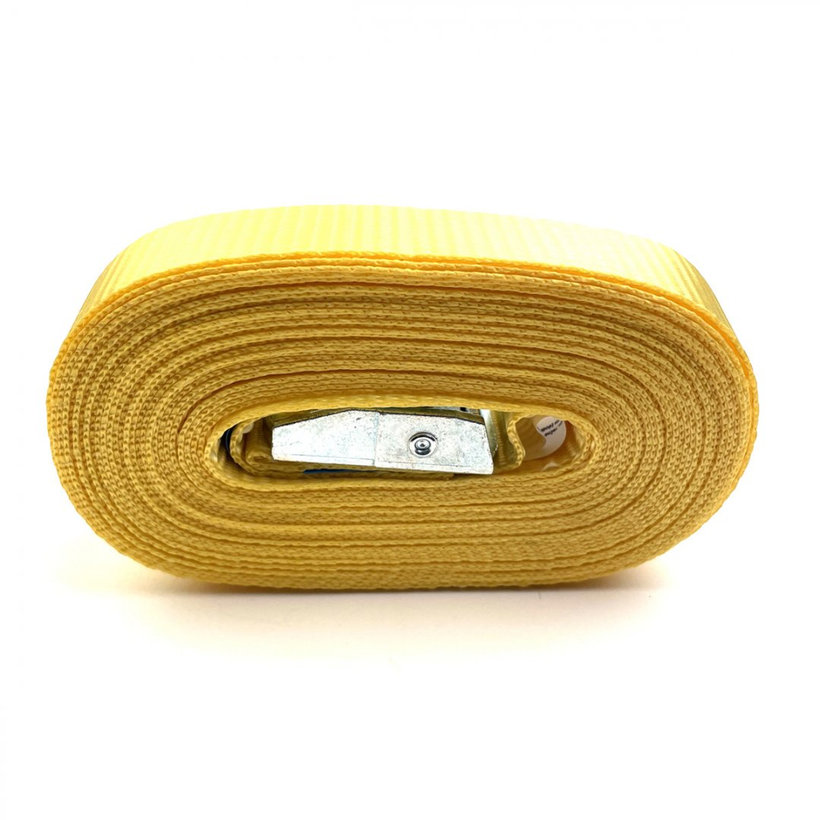 Egyrészes gyorsfeszítő pánt csattal és szabad véggel sárga 8M