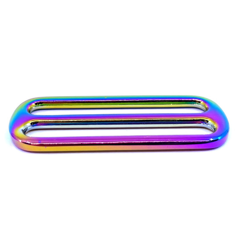 Bújtató csat szivárványos 16x5mm