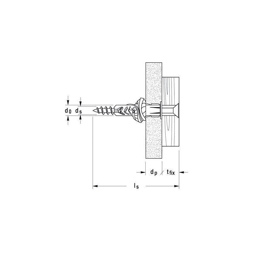 Univerzális tipli UX 14x75mm