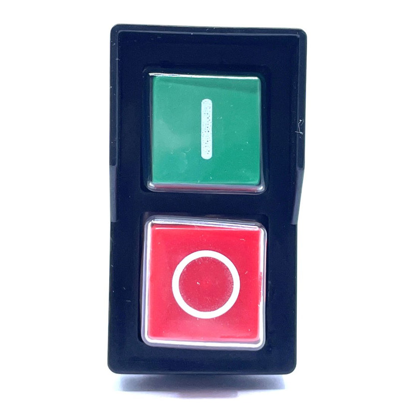 Relés biztonsági kapcsoló, bepattintható, fekete kerettel