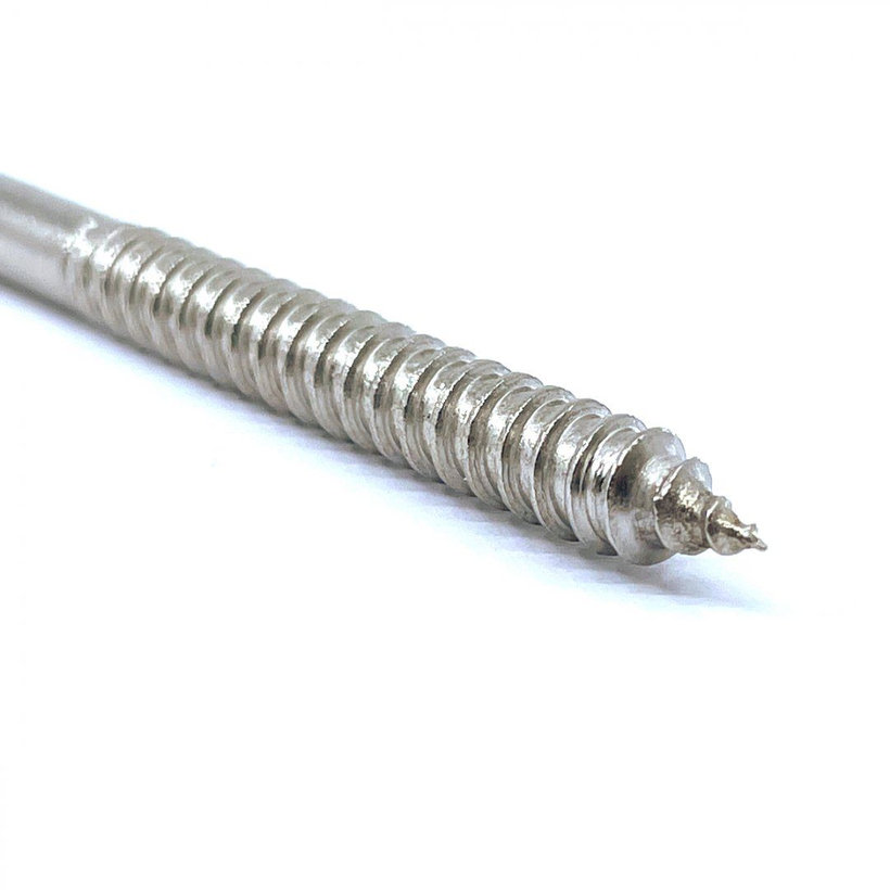 Rozsdamentes acél kampó csavarral 40 mm