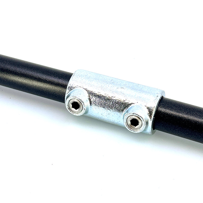 Cső alakú csatlakozó 27 mm - horganyzott