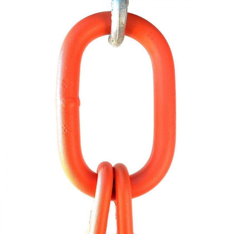 Láncos felfüggesztés szem-3 kampó 100 o. rövidítővel (4,5 m, 14000/10000 kg, 13 mm)