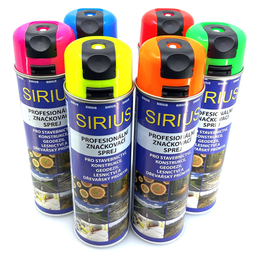 SIRIUS JELÖLŐ SPRAY SÁRGA – 500 ml