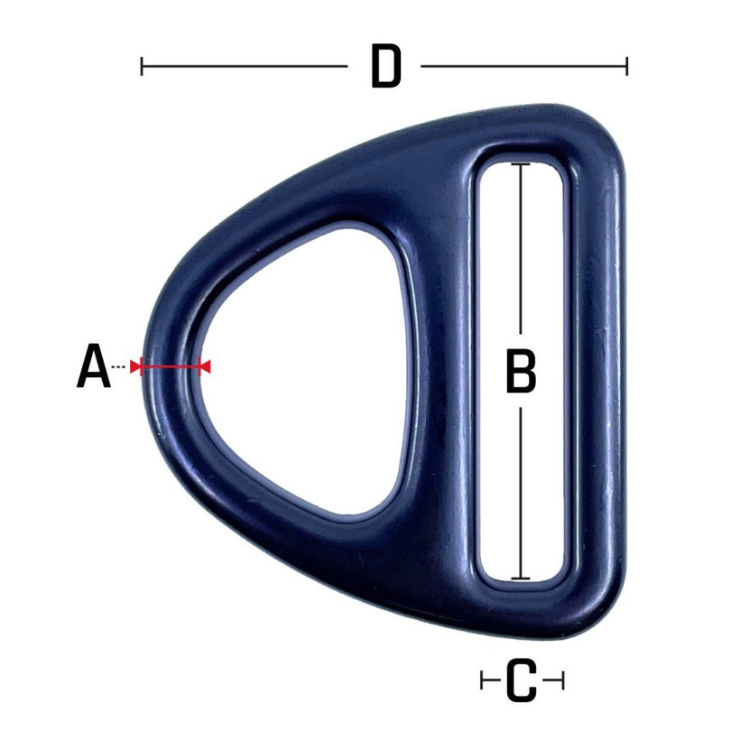 Háromszög hámokhoz 3x20mm