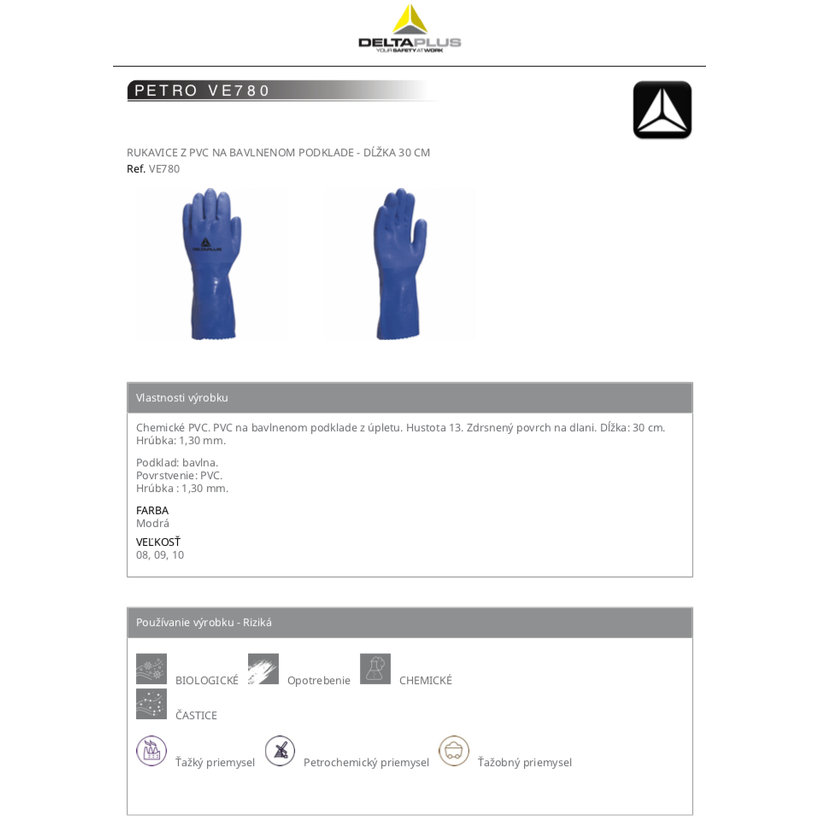 PETRO VE780 munkakesztyű 09