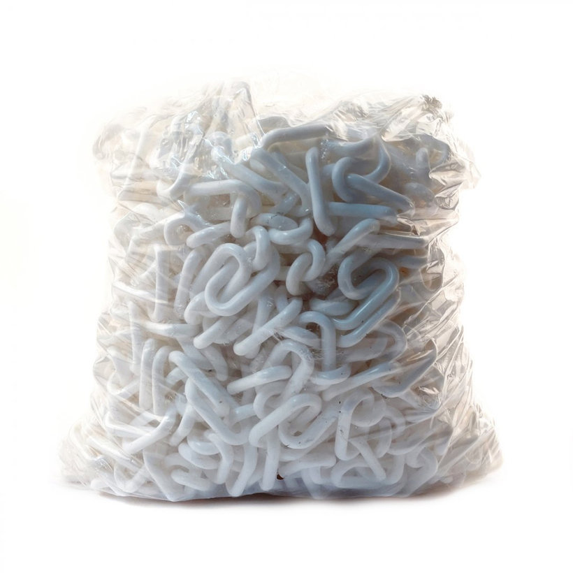 Műanyag lánc fehér 10mm