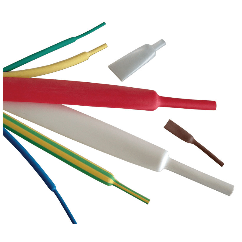 Zsugorcső vékonyfalú, 2:1 fekete 2,4/1,2mm
