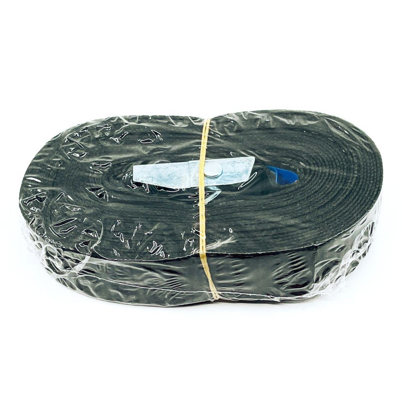 Egyrészes gyorsfeszítő pánt csattal és szabad véggel fekete 4M