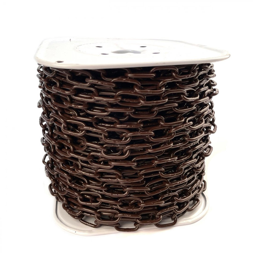 Klasszikus lánc színes, orsón/barna 3mm