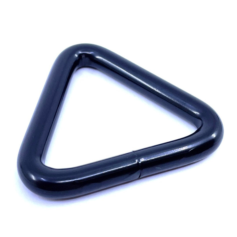 Hegesztett háromszög fekete 4x25mm