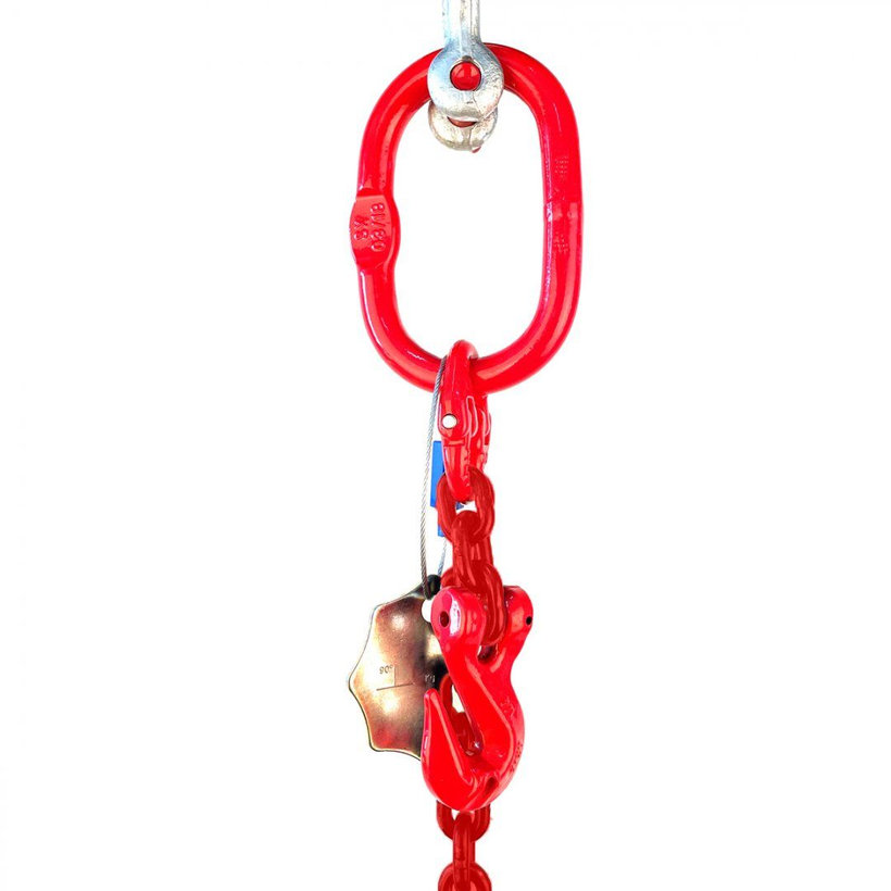 Láncos felfüggesztés szem-szem 80 o. rövidítővel (1 m, 3150 kg, 10 mm)