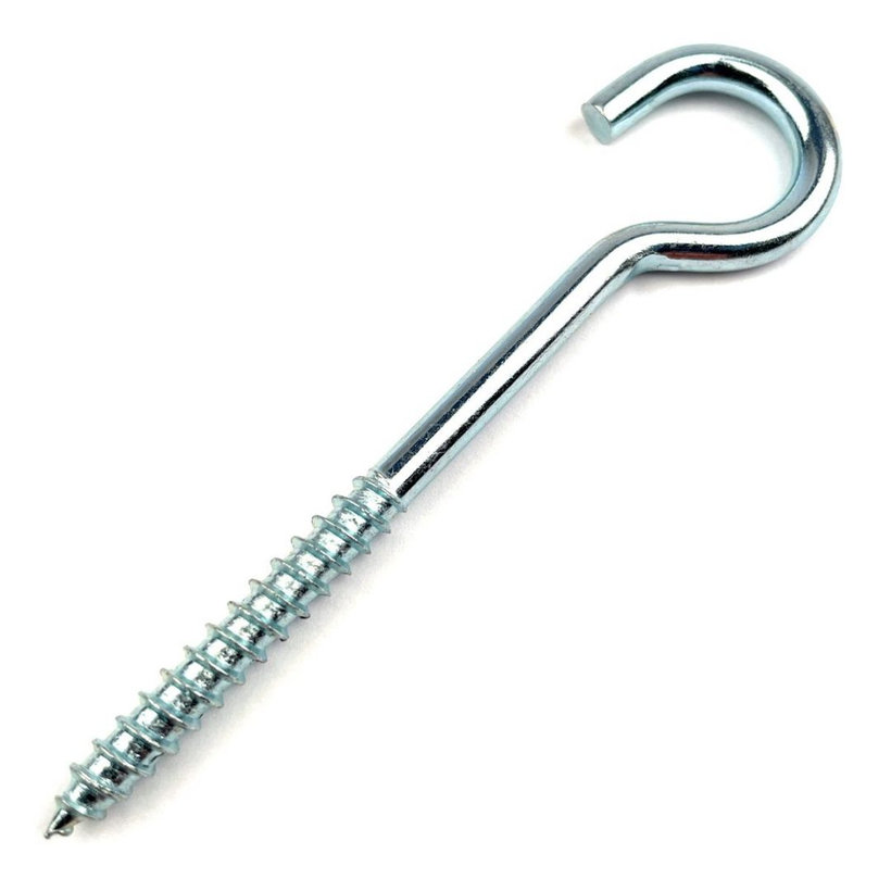 Mennyezeti kampó csavarral zn - bliszter 53