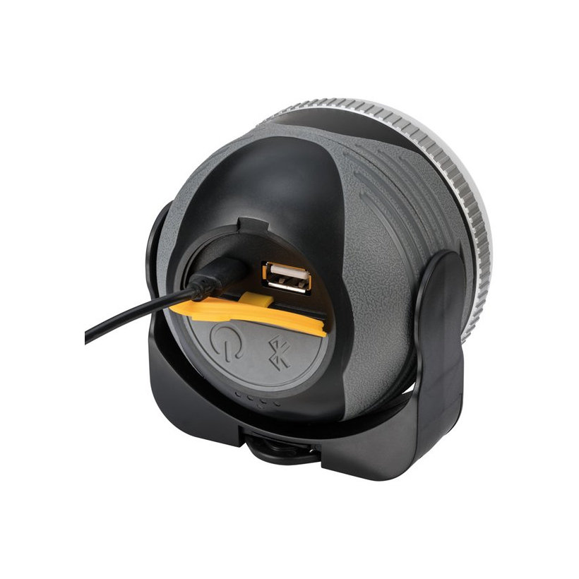 Újratölthető LED lámpa Bluetooth hangszóróval