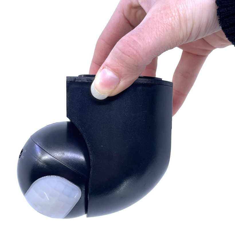 Mozgásérzékelő, falra - fekete 180°