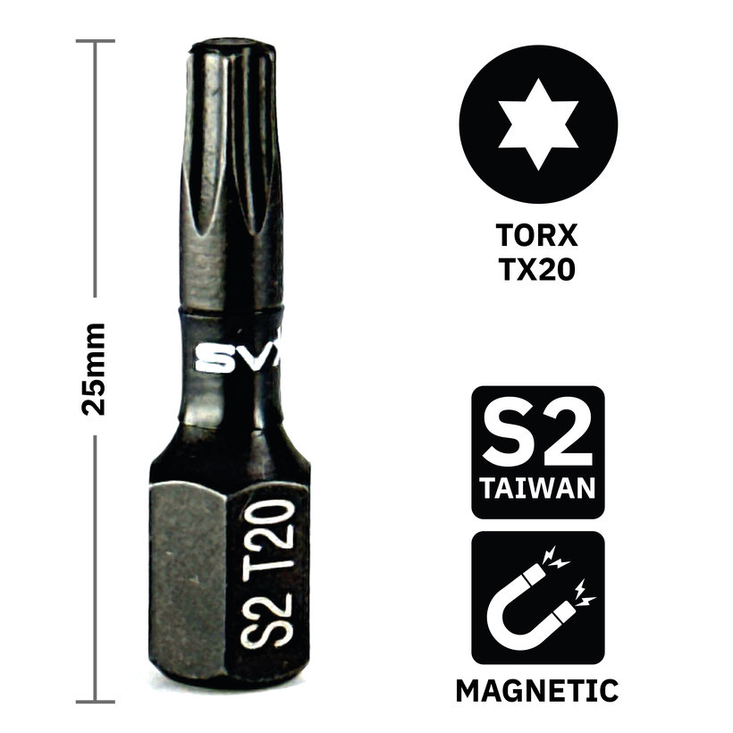 Bit mágneses TX20x25 mm
