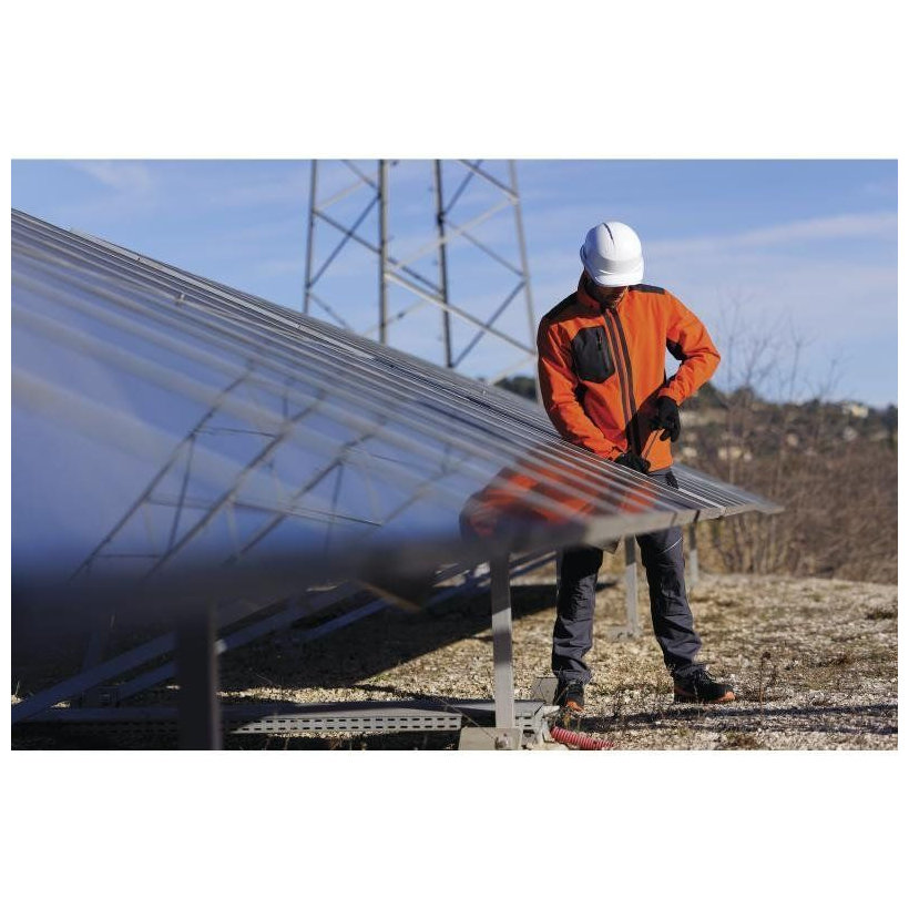 Munkakabát AREN narancssárga-szürke XXL