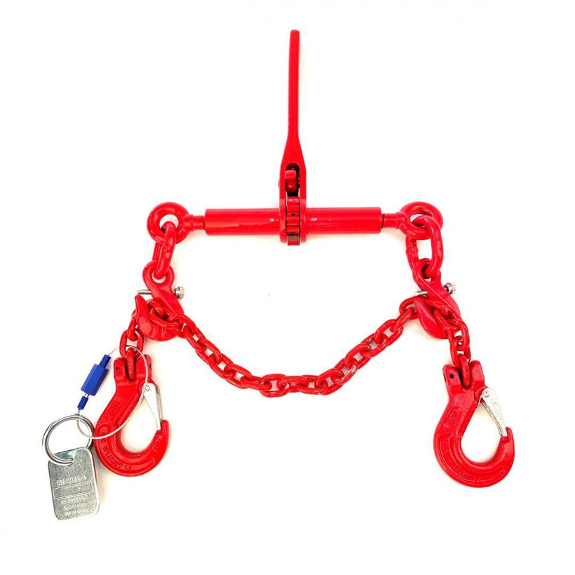 Rögzítőlánc kétrészes (2200kg, 6mm, 3m)