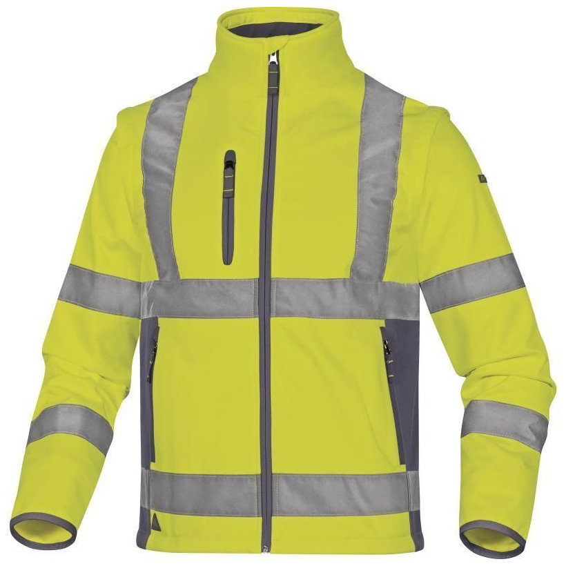 Fényvisszaverő softshell kabát MOONLIGHT2 sárga XL