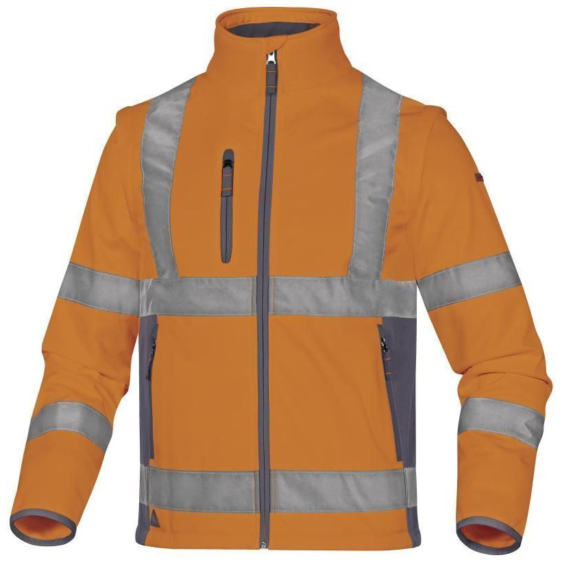 Fényvisszaverő softshell kabát MOONLIGHT2 narancssárga 3XL