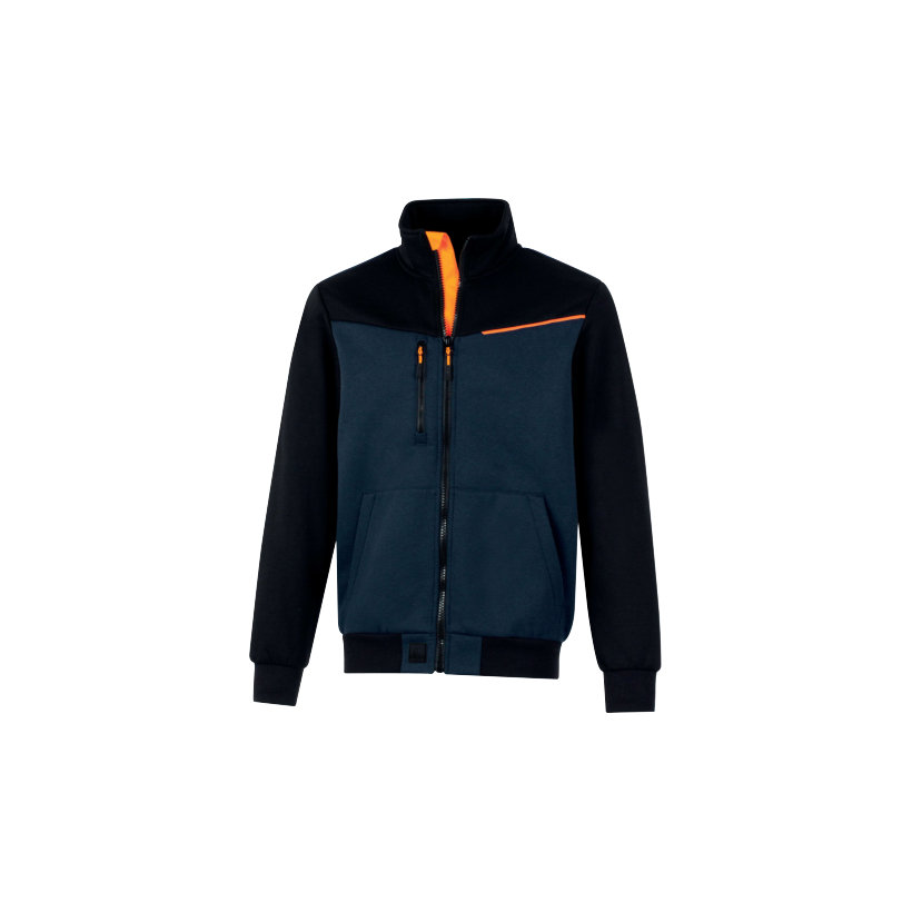 Munkás pulóver SWABI tengerészkék / fekete - L